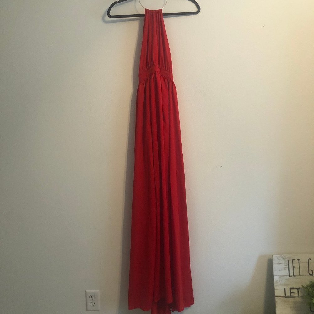 Maxi halter dress